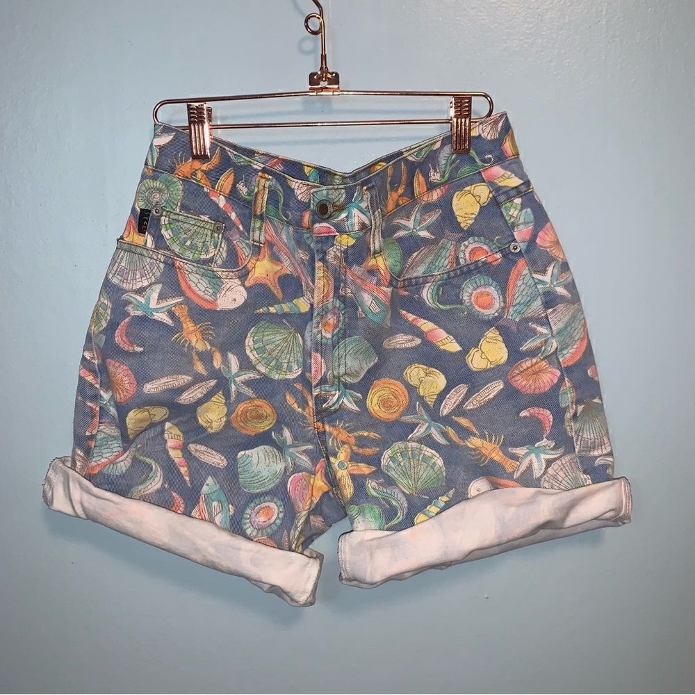 Vintage Steel Denim High waisted Shorts